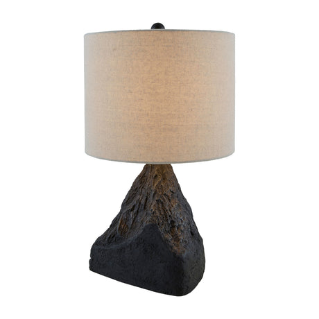   Modern European furniture - Black Organic Textured Table Lamp - www.oroa.com | Oroa.com