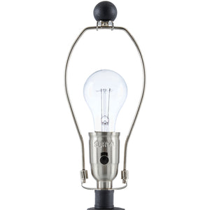   Modern European furniture - Black Textured Accent Table Lamp - www.oroa.com | Oroa.com