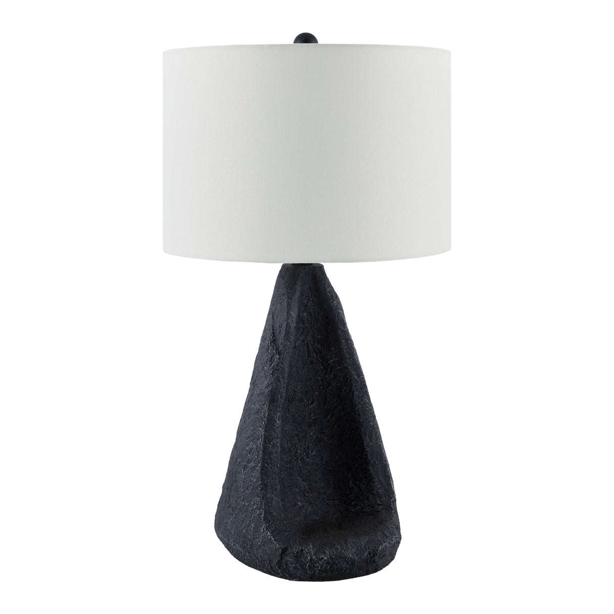   Modern European furniture - Black Textured Accent Table Lamp - www.oroa.com | Oroa.com