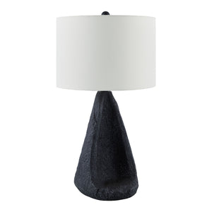   Modern European furniture - Black Textured Accent Table Lamp - www.oroa.com | Oroa.com