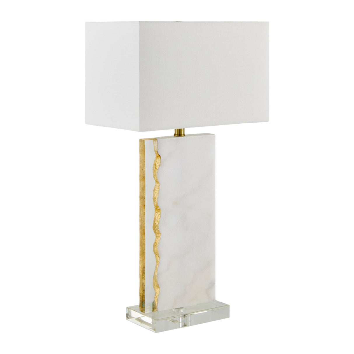   Modern European furniture - Gold Leaf Marble Table Lamp - www.oroa.com | Oroa.com