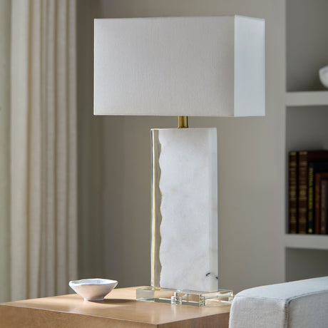   Modern European furniture - Gold Leaf Marble Table Lamp - www.oroa.com | Oroa.com