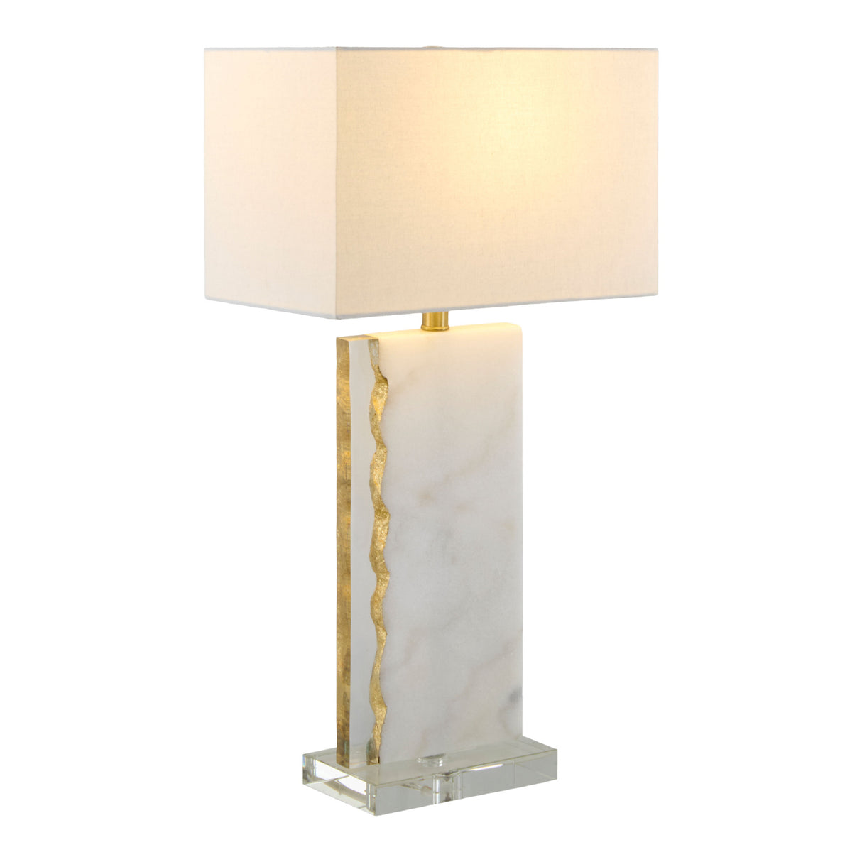   Modern European furniture - Gold Leaf Marble Table Lamp - www.oroa.com | Oroa.com