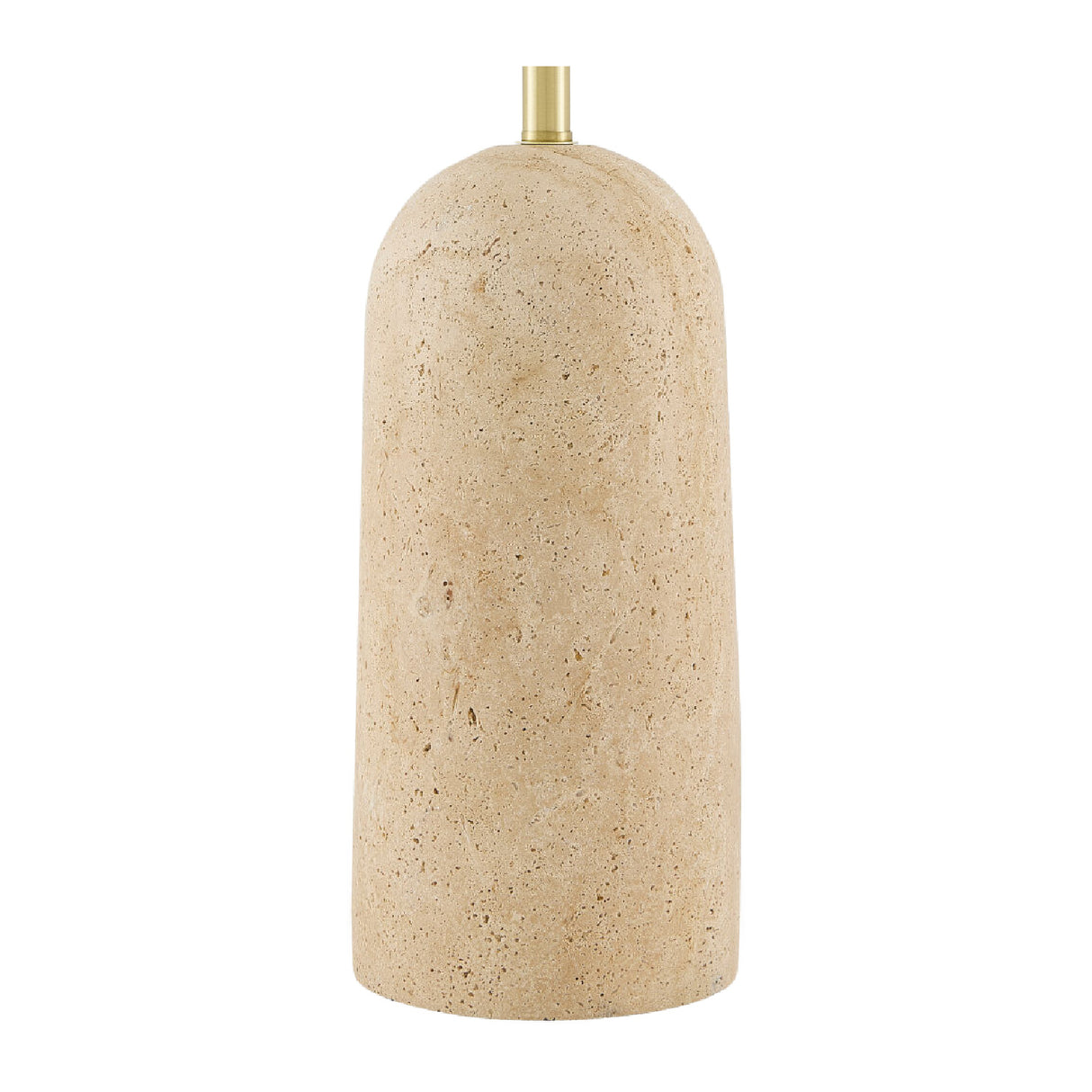   Modern European furniture - Drum Shade Travertine Table Lamp - www.oroa.com | Oroa.com