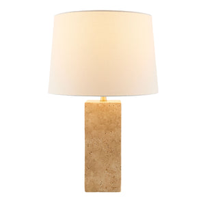   Modern European furniture - Square Travertine Table Lamp - www.oroa.com | Oroa.com