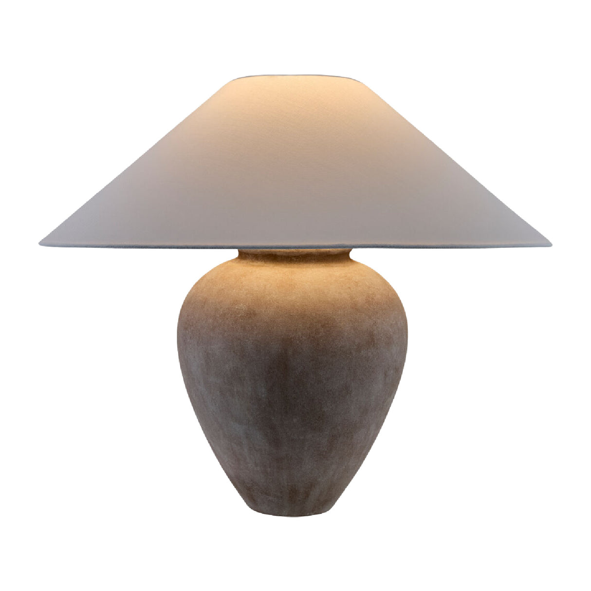   Modern European furniture - Glazed Brown Ceramic Table Lamp - www.oroa.com | Oroa.com