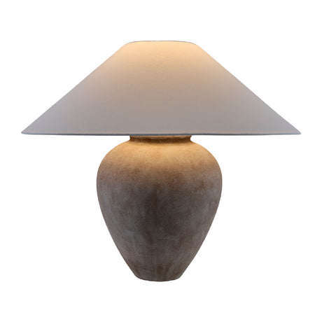   Modern European furniture - Glazed Brown Ceramic Table Lamp - www.oroa.com | Oroa.com