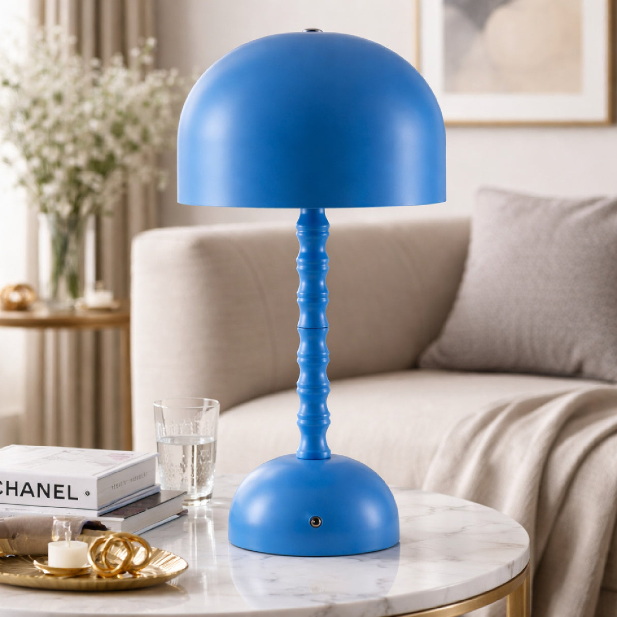   Modern European furniture - Painted Iron Dome Table Lamp - www.oroa.com | Oroa.com