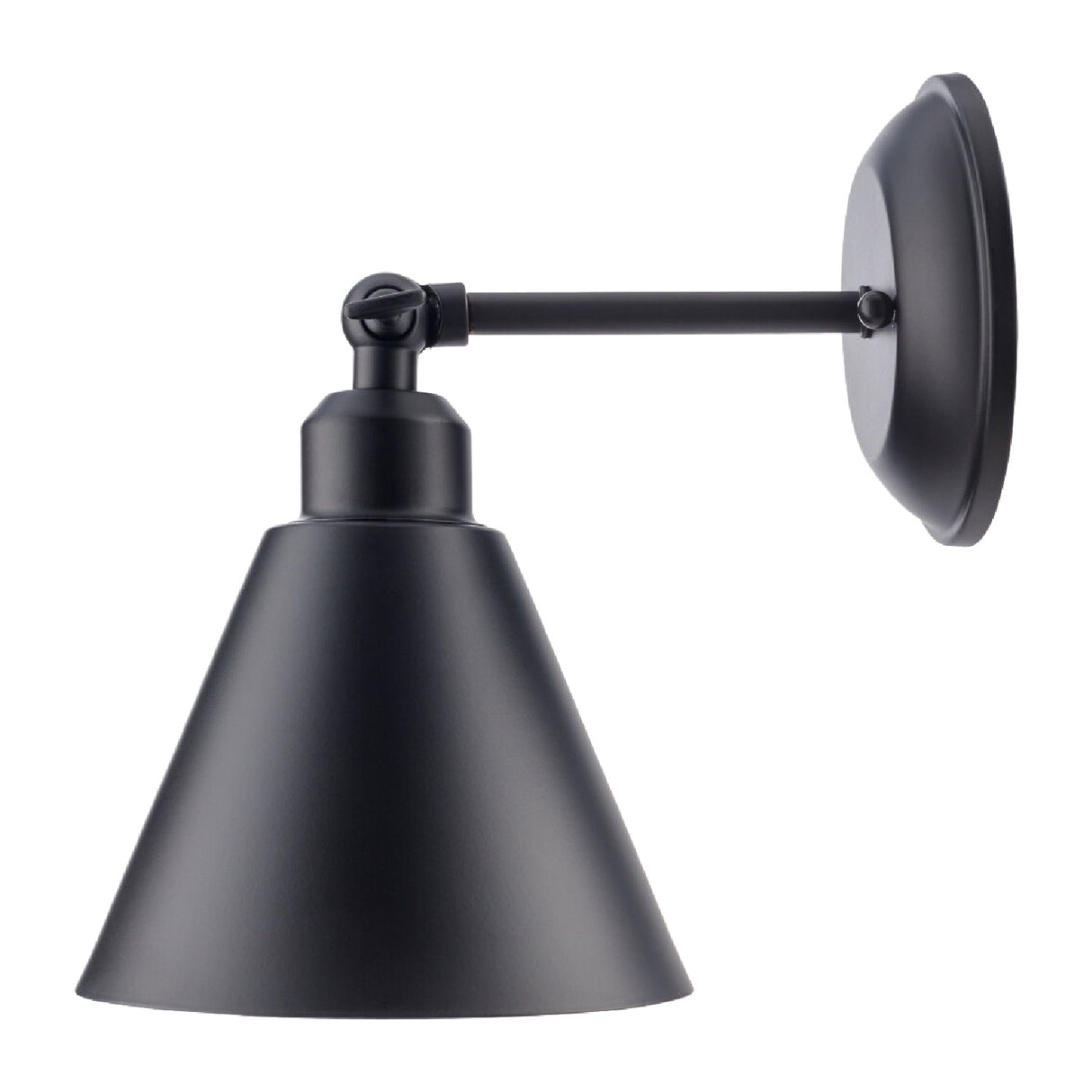   Modern European furniture - Black Conical Metal Wall Lamp - www.oroa.com | Oroa.com