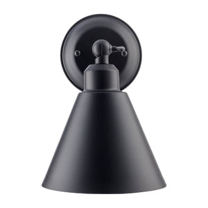  Modern European furniture - Black Conical Metal Wall Lamp - www.oroa.com | Oroa.com