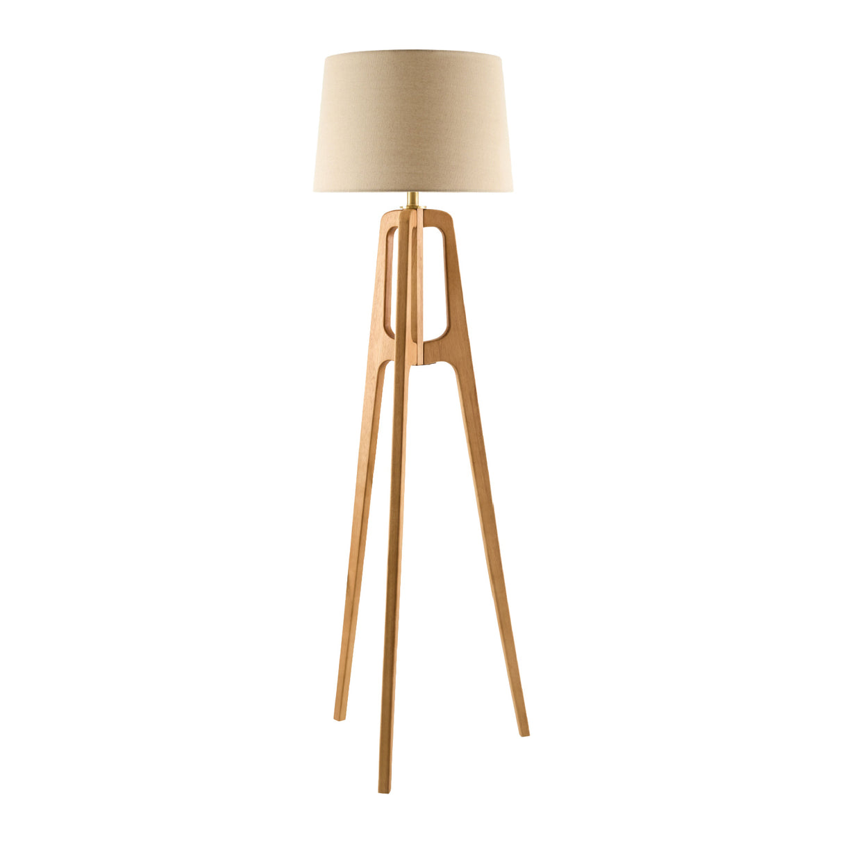   Modern European furniture - Brown Rubberwood Floor Lamp - www.oroa.com | Oroa.com