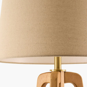   Modern European furniture - Brown Rubberwood Floor Lamp - www.oroa.com | Oroa.com