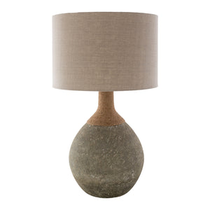   Modern European furniture - Khaki Linen Accent Table Lamp - www.oroa.com | Oroa.com