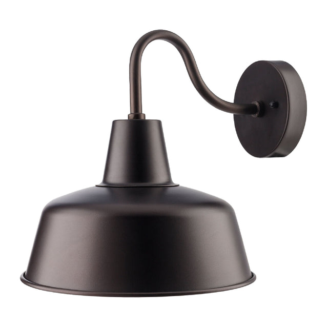 Modern European furniture - Outdoor Black Iron Wall Lamp - www.oroa.com