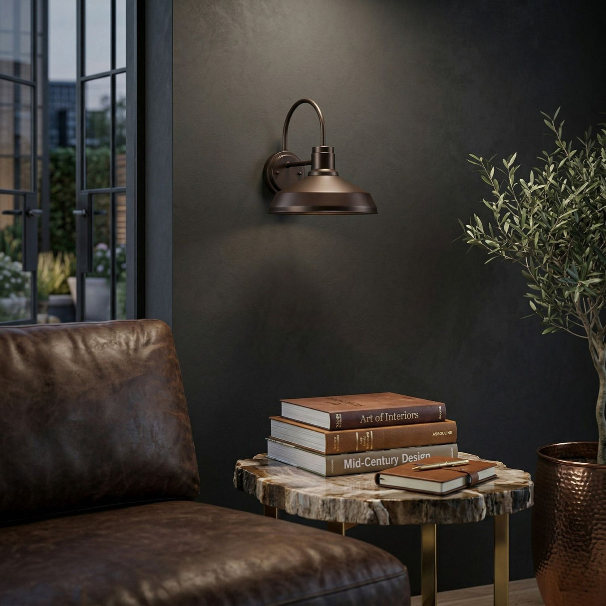   Modern European furniture - Outdoor Black Metal Wall Lamp - www.oroa.com | Oroa.com