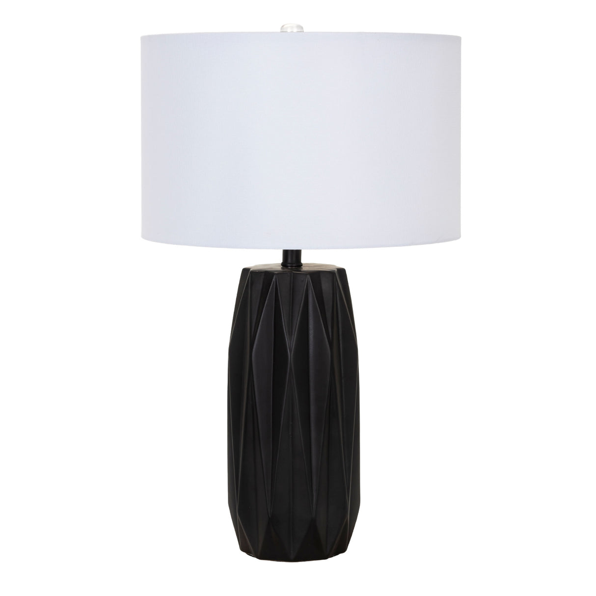   Modern European furniture - Black Ceramic Faceted Table Lamp - www.oroa.com | Oroa.com