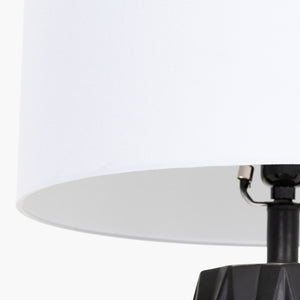   Modern European furniture - Black Ceramic Faceted Table Lamp - www.oroa.com | Oroa.com
