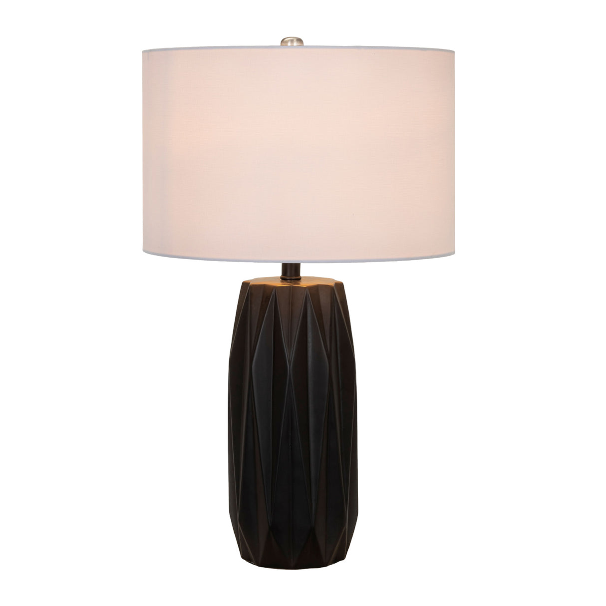   Modern European furniture - Black Ceramic Faceted Table Lamp - www.oroa.com | Oroa.com