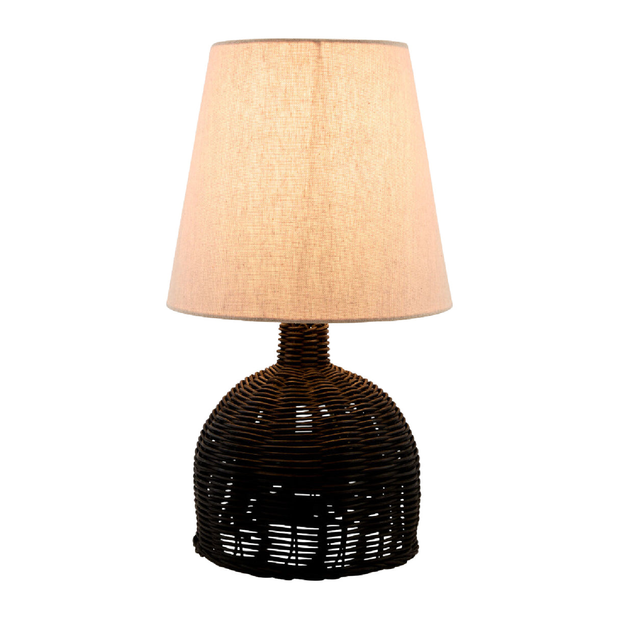   Modern European furniture - Brown Rattan Base Table Lamp - www.oroa.com | Oroa.com