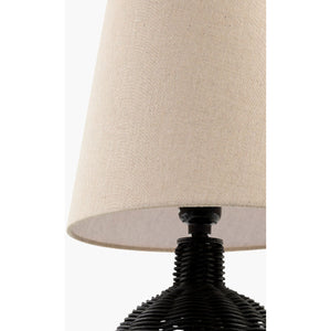   Modern European furniture - Brown Rattan Base Table Lamp - www.oroa.com | Oroa.com