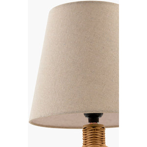   Modern European furniture - Brown Rattan Base Table Lamp - www.oroa.com | Oroa.com