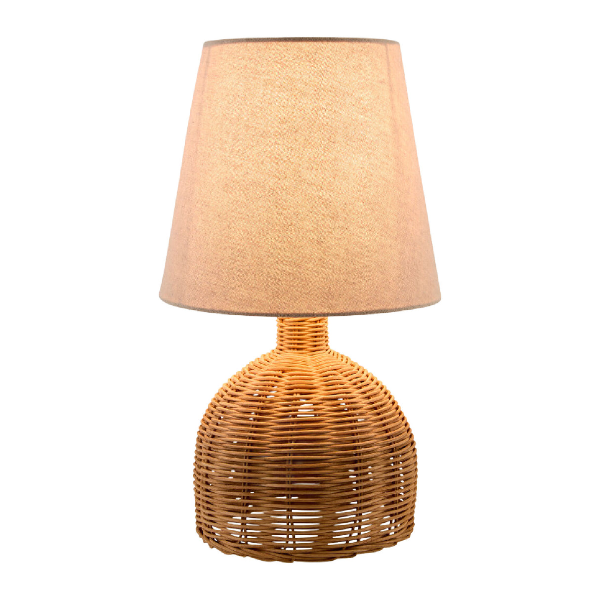   Modern European furniture - Brown Rattan Base Table Lamp - www.oroa.com | Oroa.com