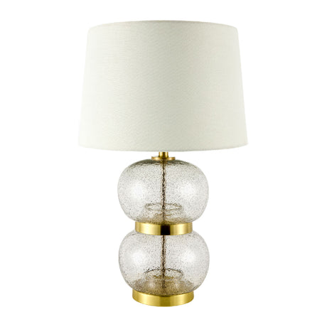   Modern European furniture - Textured Clear Glass Table Lamp - www.oroa.com | Oroa.com