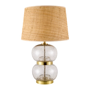   Modern European furniture - Textured Clear Glass Table Lamp - www.oroa.com | Oroa.com
