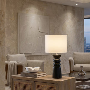   Modern European furniture - Black Ceramic Table Lamp - www.oroa.com | Oroa.com