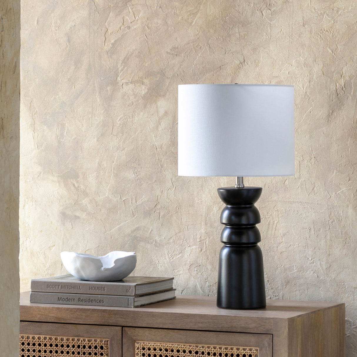   Modern European furniture - Black Ceramic Table Lamp - www.oroa.com | Oroa.com