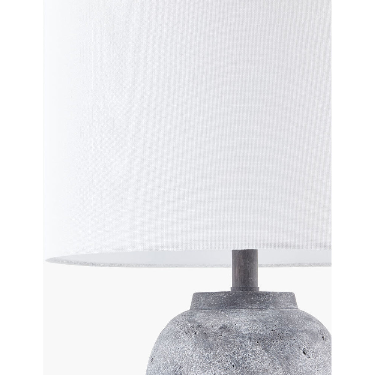   Modern European furniture - Linen Painted Cement Table Lamp - www.oroa.com | Oroa.com