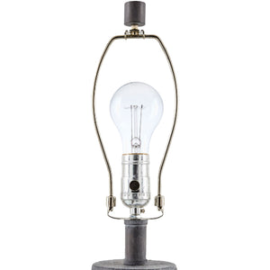   Modern European furniture - Linen Painted Cement Table Lamp - www.oroa.com | Oroa.com