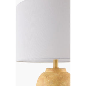   Modern European furniture - Linen Painted Cement Table Lamp - www.oroa.com | Oroa.com
