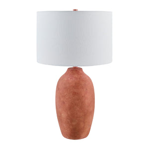   Modern European furniture - Linen Painted Cement Table Lamp - www.oroa.com | Oroa.com