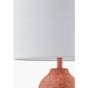   Modern European furniture - Linen Painted Cement Table Lamp - www.oroa.com | Oroa.com