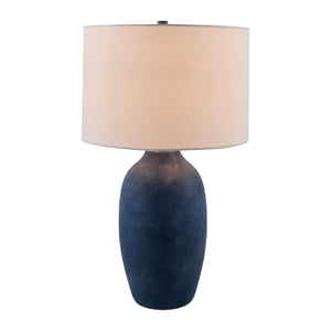   Modern European furniture - Linen Painted Cement Table Lamp - www.oroa.com | Oroa.com
