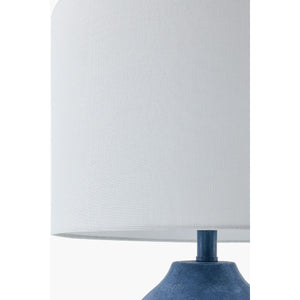   Modern European furniture - Linen Painted Cement Table Lamp - www.oroa.com | Oroa.com