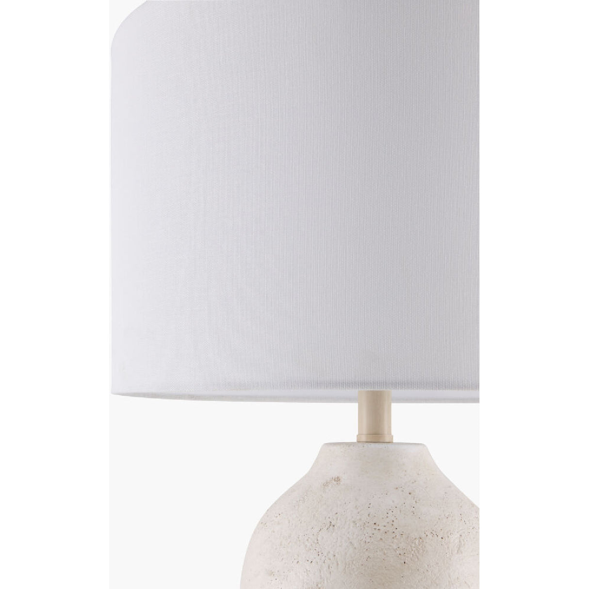   Modern European furniture - Linen Painted Cement Table Lamp - www.oroa.com | Oroa.com