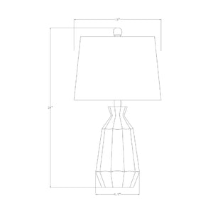   Modern European furniture - Neon Glazed Ceramic Table Lamp - www.oroa.com | Oroa.com