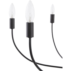   Modern European furniture - 6-Light White Linen Chandelier - www.oroa.com | Oroa.com