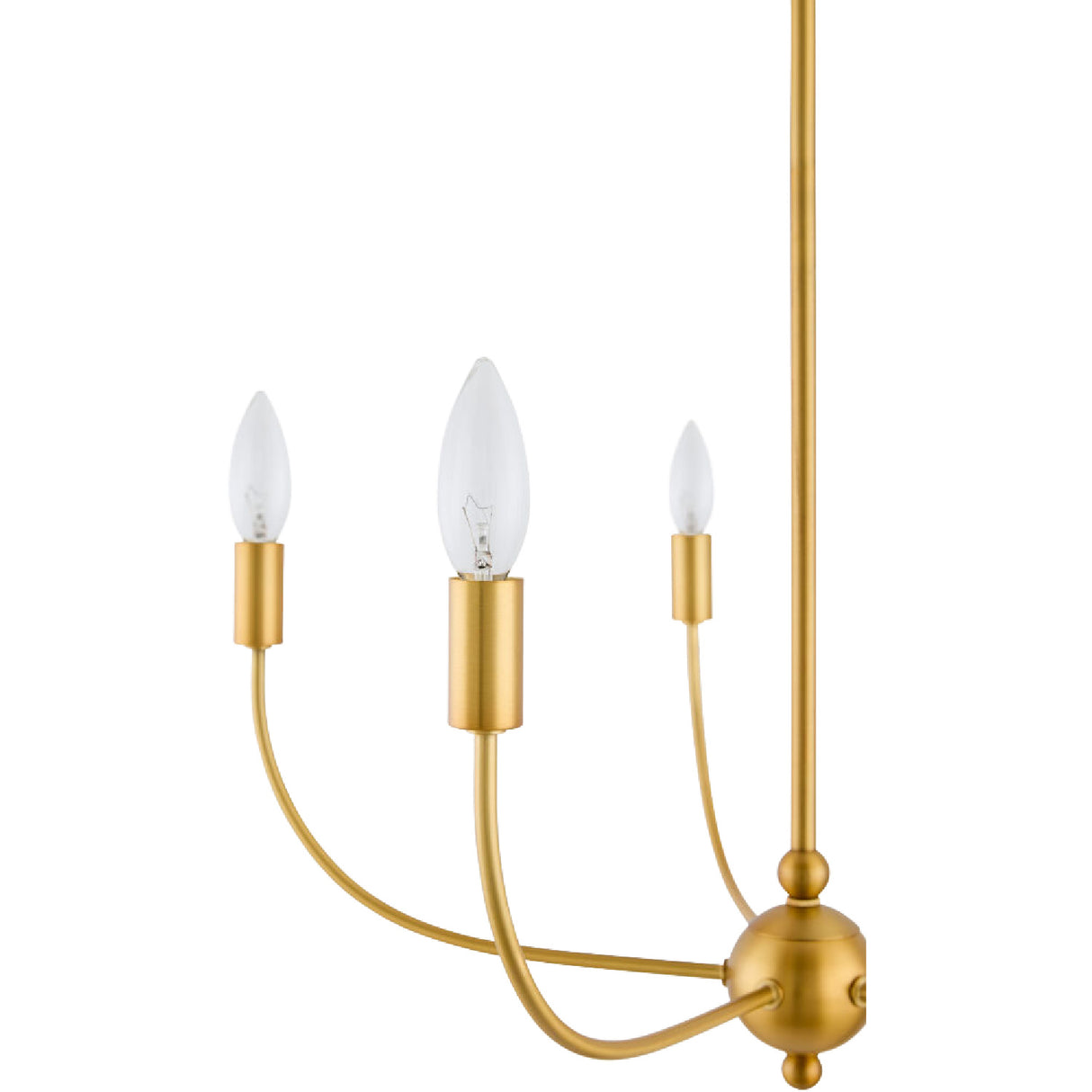   Modern European furniture - 6-Light White Linen Chandelier - www.oroa.com | Oroa.com