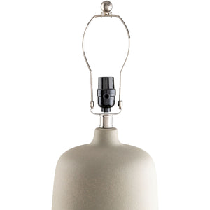  Modern European furniture - Ceramic Beige Linen Table Lamp - www.oroa.com | Oroa.com