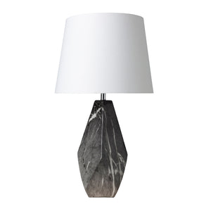  Modern European furniture - Marbled Black Ceramic Table Lamp - www.oroa.com | Oroa.com