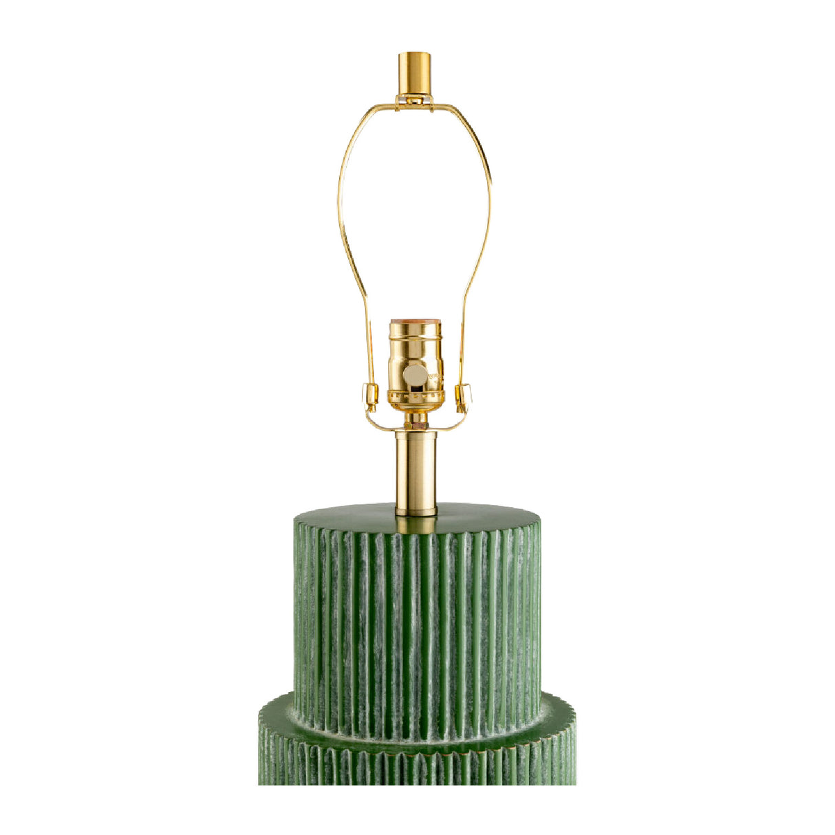   Modern European furniture - Ridged Green Accent Table Lamp - www.oroa.com | Oroa.com