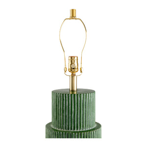   Modern European furniture - Ridged Green Accent Table Lamp - www.oroa.com | Oroa.com