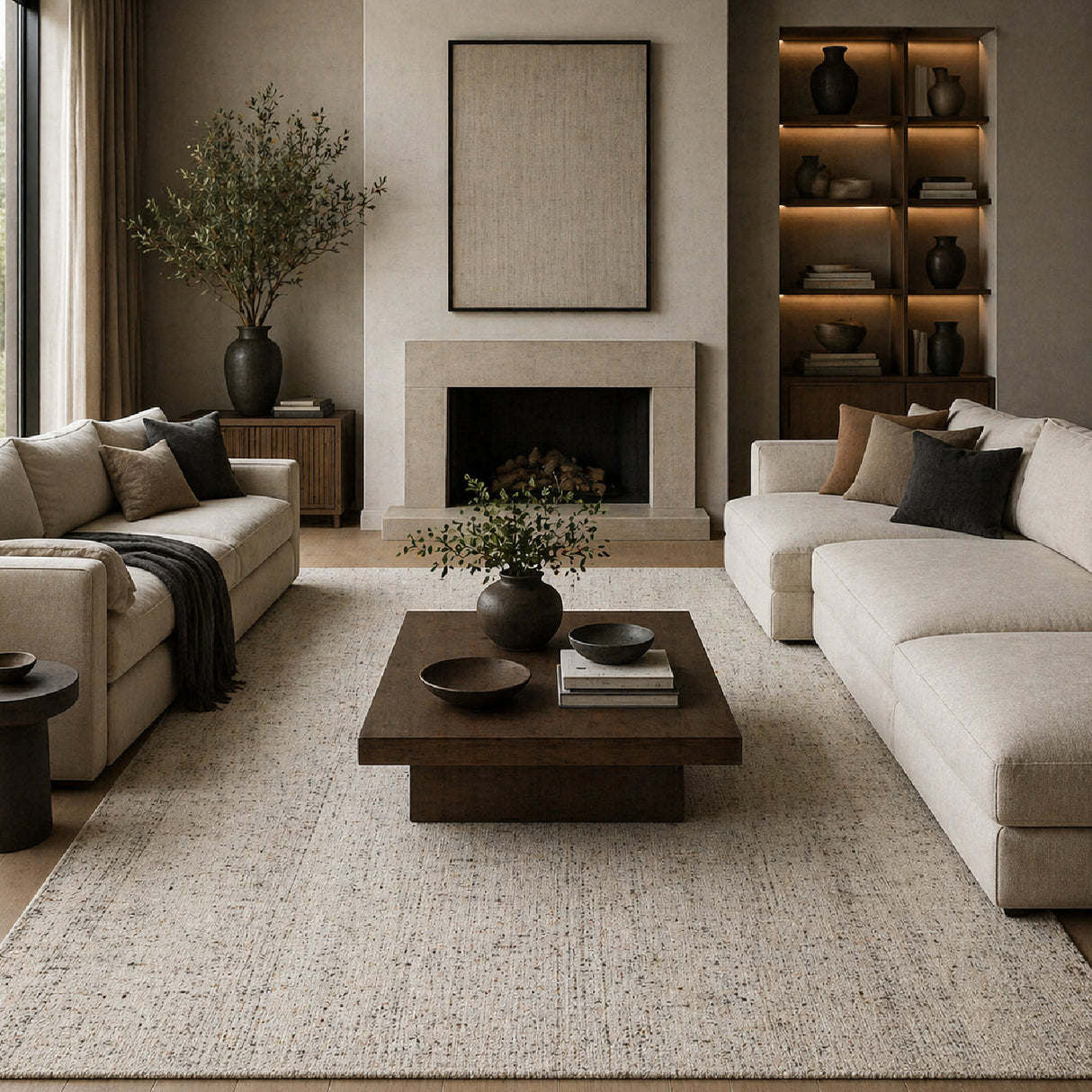   Modern furniture - Hand-Loomed Wool Blend Carpet - www.oroa.com | Oroa.com