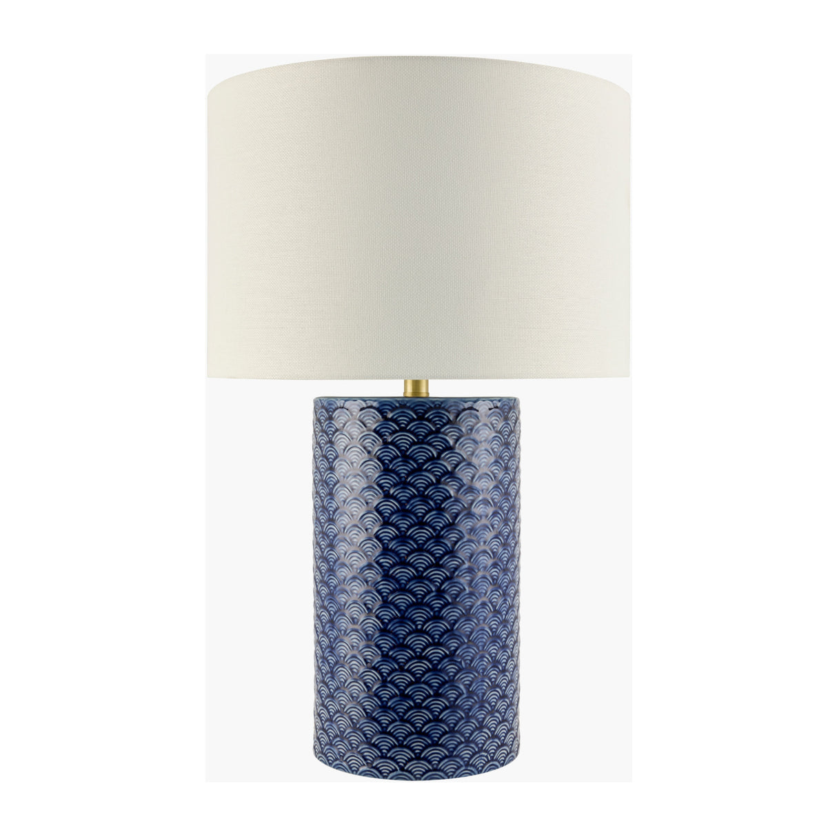   Modern European furniture - Hand-painted Blue Ceramic Table Lamp - www.oroa.com | Oroa.com