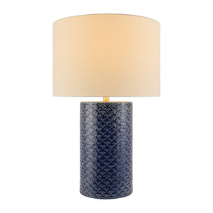   Modern European furniture - Hand-painted Blue Ceramic Table Lamp - www.oroa.com | Oroa.com