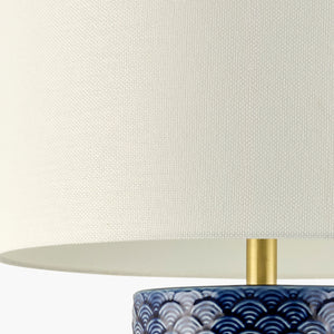   Modern European furniture - Hand-painted Blue Ceramic Table Lamp - www.oroa.com | Oroa.com