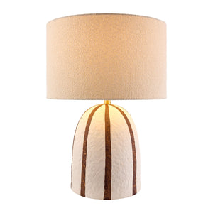   Modern European furniture - Vertical Lined Ceramic Table Lamp - www.oroa.com | Oroa.com